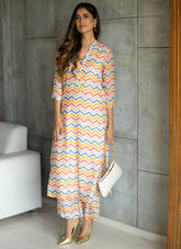 Charming Salwar Suit in Multi Colour